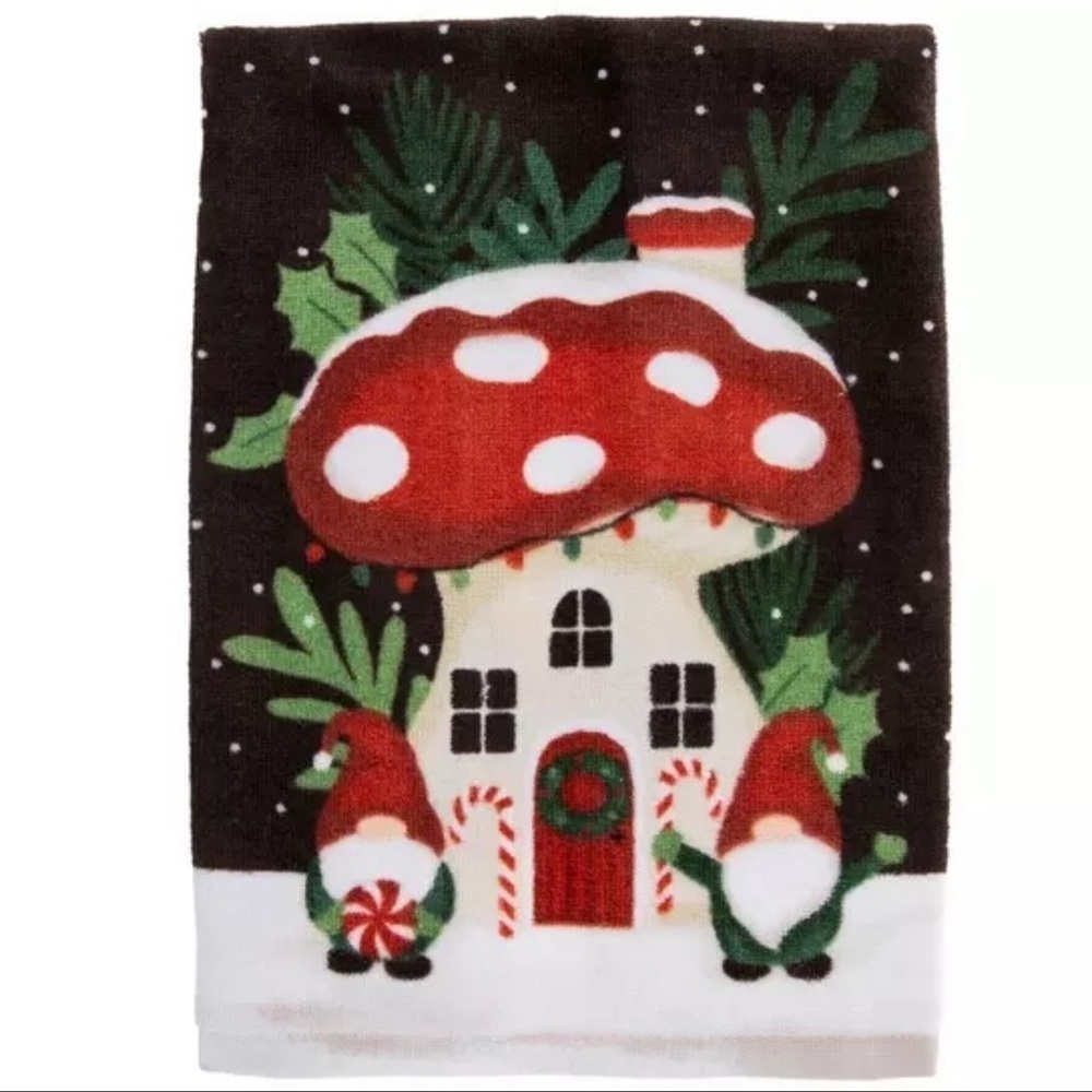 Gnome Home Kitchen Towel, NWT